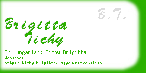brigitta tichy business card